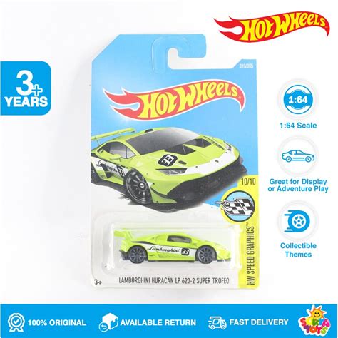 Hot Wheels Lamborghini Huracan LP Super Trofeo verde Shopee México