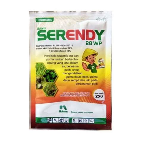 Jual HERBISIDA SERENDY 28 WP 25 GRAM Shopee Indonesia