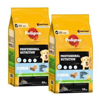 Pedigree Professional Nutrition Junior Z Drobiem I Warzywami Kg X