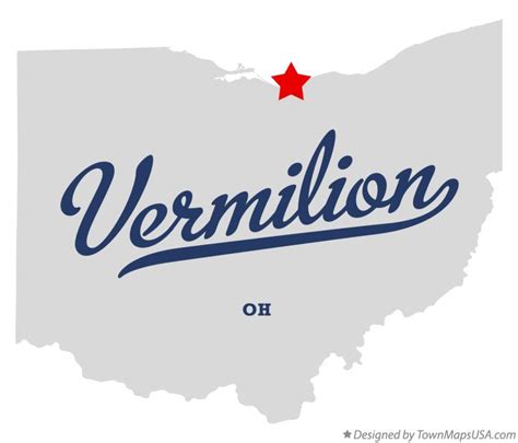 Map of Vermilion, OH, Ohio