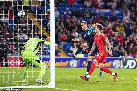 Wales 2 1 Croatia Harry Wilson Scores Twice On His 50th Appearance To