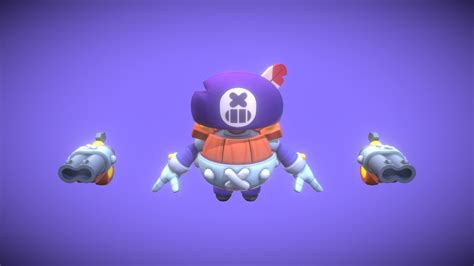 Darryl T Pose Brawl Stars Download Free 3d Model By Shertiku Cce571b