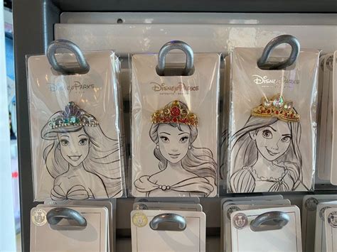 PHOTOS New Ariel Belle And Rapunzel Disney Princess Tiara Pins