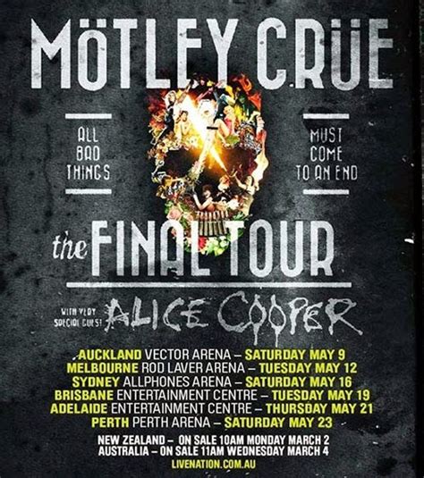 BlogKitch: Concert Review: Mötley Crüe – The Final Tour (Sydney; 16 May ...