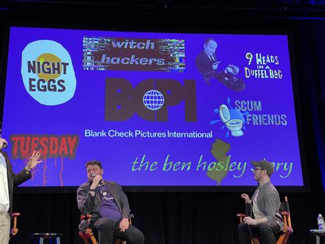 Ben’s stylish outfit, along with the roadmap for the Blank Check