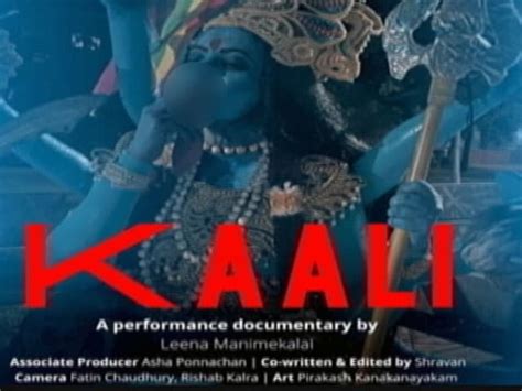 Goddess Kaali Movie Poster Triggers Online Fury