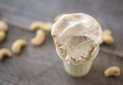 Salted Caramel Cashew Ice Cream Vegan Recipe