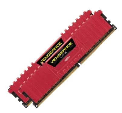 Corsair Vengeance LPX Red 8GB DDR4 2666 Kit CMK8GX4M2A2666C16R