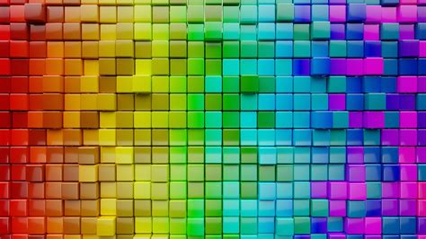 Download Colorful Colors Pattern Abstract Cube 4k Ultra Hd Wallpaper