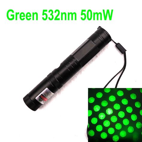 Mw Nm Green Laser Pointer Interchangeable Starry Lens Green