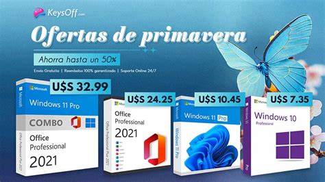 Conseguí copias originales de Office y Windows 10 11 al mejor precio