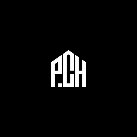 PCH letter logo design on BLACK background. PCH creative initials letter logo concept. PCH ...