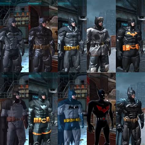 Arkham Origins Mobile Game Batman skins by dckakarott on DeviantArt