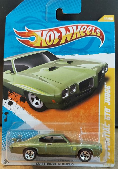 Hot Wheels Pontiac Gto Judge Nip Green Etsy