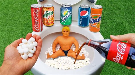 Experiment Stretch Armstrong Vs Cola Fanta Sprite Pepsi And