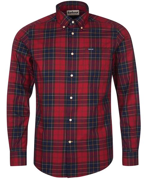 Barbour Mens Wetheram Plaid Shirt Macys