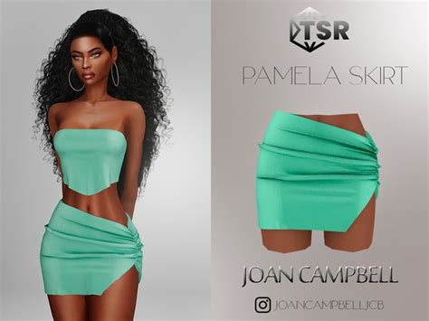 Joan Campbell Beauty S Pamela Skirt In 2024 Sims 4 Dresses Sims 4