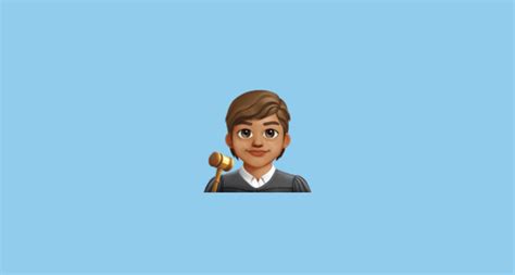 🧑🏽‍⚖️ Judge: Medium Skin Tone Emoji on Twitter Emoji Stickers 13.1