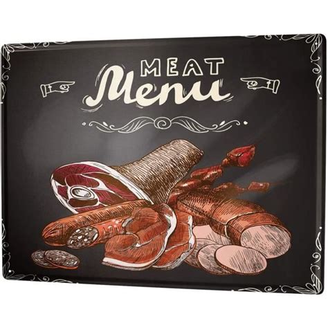 Plaque en Métal Métallique Poster Mural tin Sign 40x30 cm Nostalgique