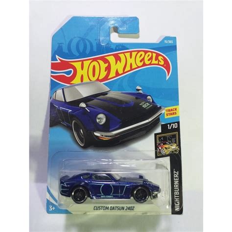 Jual MAINAN HOT WHEELS CUSTOM DATSUN 240Z FUGUZ BIRU KOLEKSI FAZ GARAGE PAJANGAN MINIATUR