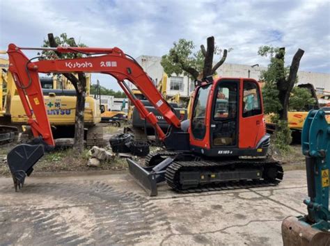 2017 Digger Second Hand KUBOTA KX183 KX185 Kubota 8 TON Excavator In