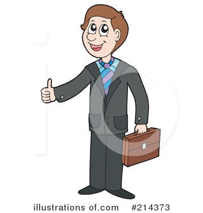 Business Man Clipart #214373 - Illustration by visekart