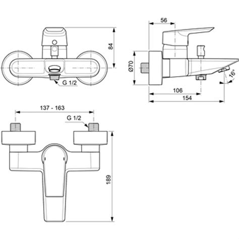 Bim Objects Free Download Tesi Exposed Bath Shower Single Lever Mixer Bimobject