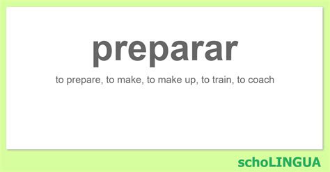 Preparar Conjugation 