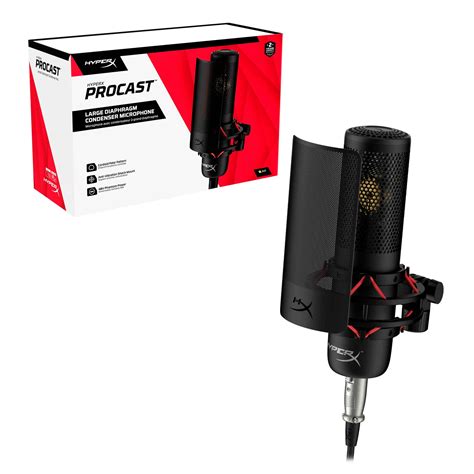 Micr Fono Hyperx Procast De Condensador Xlr Clones Y Perif Ricos