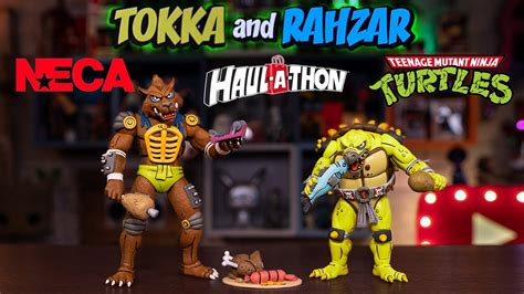 NECA Tokka And Rahzar TMNT Cartoon Haulathon Review YouTube