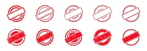 Premium Vector | Rubber stamp vector collection vector rubber stamp ...