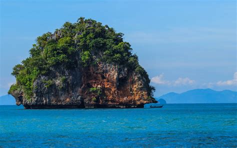 Wallpaper Trees Landscape Boat Sea Bay Rock Nature Shore