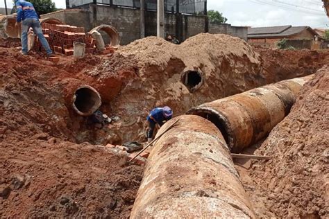 Prefeitura Inicia Obra De Drenagem Para O Escoamento Das Guas Em