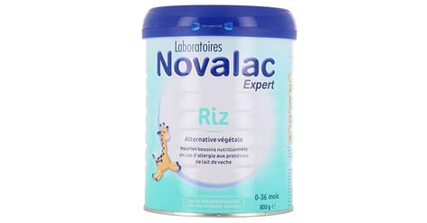 Novalac Riz Lait bébé 0-36 mois - Allergie protéines lait de vache