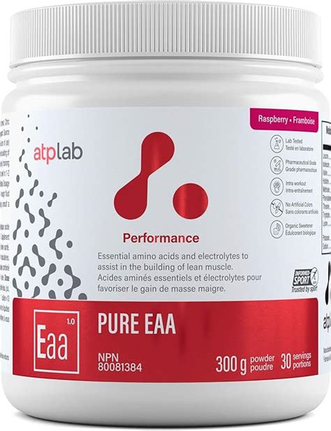 Atp Lab Pure Eaa Powder G Raspberry Flavour Eaa Supplement