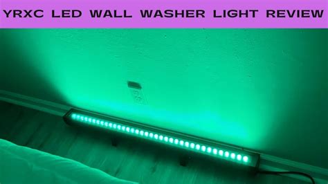 Yrxc Led Wall Washer Light Review Youtube