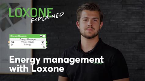 Loxone Explained Energy Management With Loxone 2021 YouTube