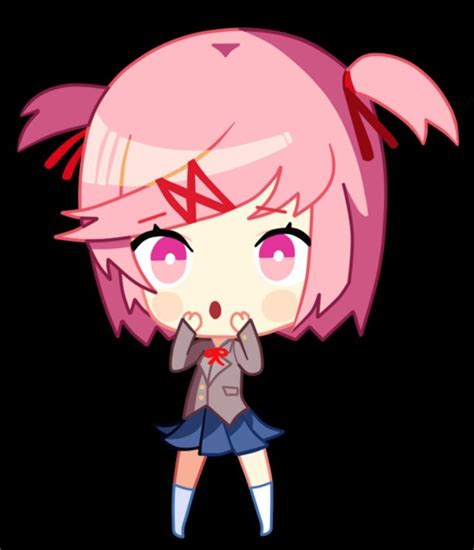 Chibi Natsuki | Literature club, Anime, Image fun