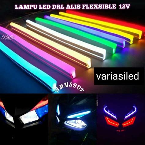 Led Alis Flexible DRL 12Volt 15Cm 30Cm 45Cm 60Cm Waterproof Variasi