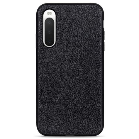 Coque Sony Xperia Iv Effet Cuir Style Bois