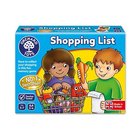 Shopping List By Orchard Toys Review • Gameschool Academy