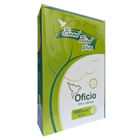 PAPEL BOND OFICIO 56 GR BIRD