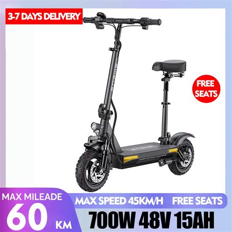 ENGWE S6 Scooter eléctrico Peak 700W 48V 15AH Batería Velocidad máxima