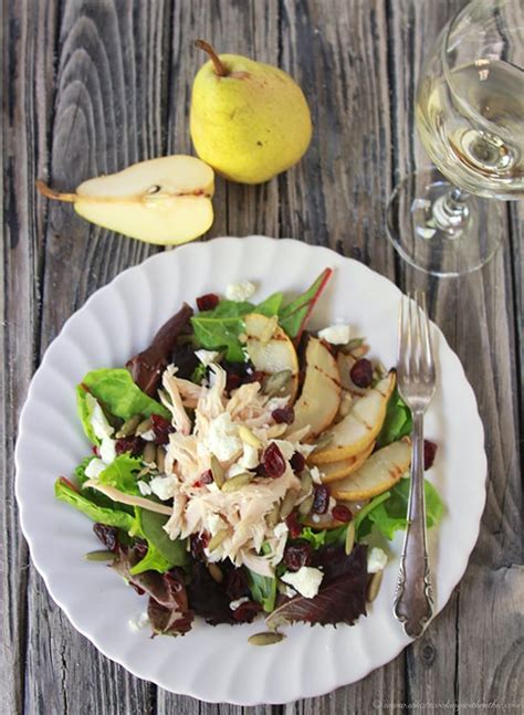 Grilled Pear Chicken Craisin Salad And Fit Friday Cooking With Ruthie