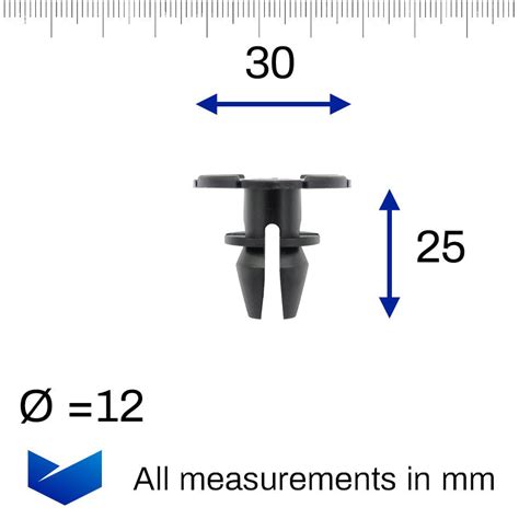 Bmw 5 Series Plastic Spacer Clip For Side Skirt Sill Moulding Rocke — Vehicleclips