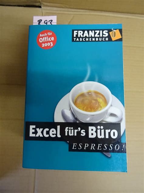 Excel 2003 für s Büro Espresso von Hiroshi Nakanishi Saskia Giessen