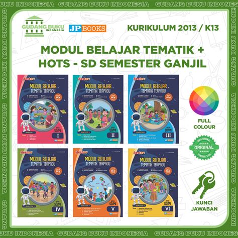 Jual Buku Siswa Sekolah Modul Belajar Tematik Bestari GAB SD Semester