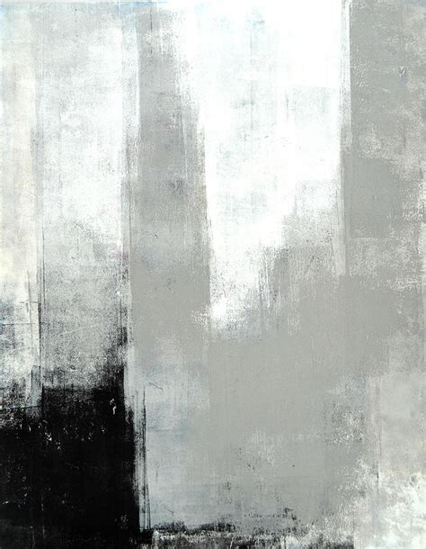 Grey Abstract Art Painting Digital Art by Herbert - Pixels