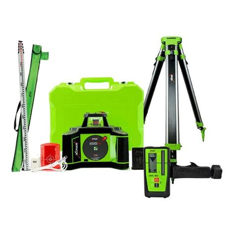 Imex I66R Rotating Laser Kit Horizontal W Tripod Staff