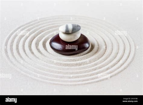 Zen japanese garden background Stock Photo - Alamy